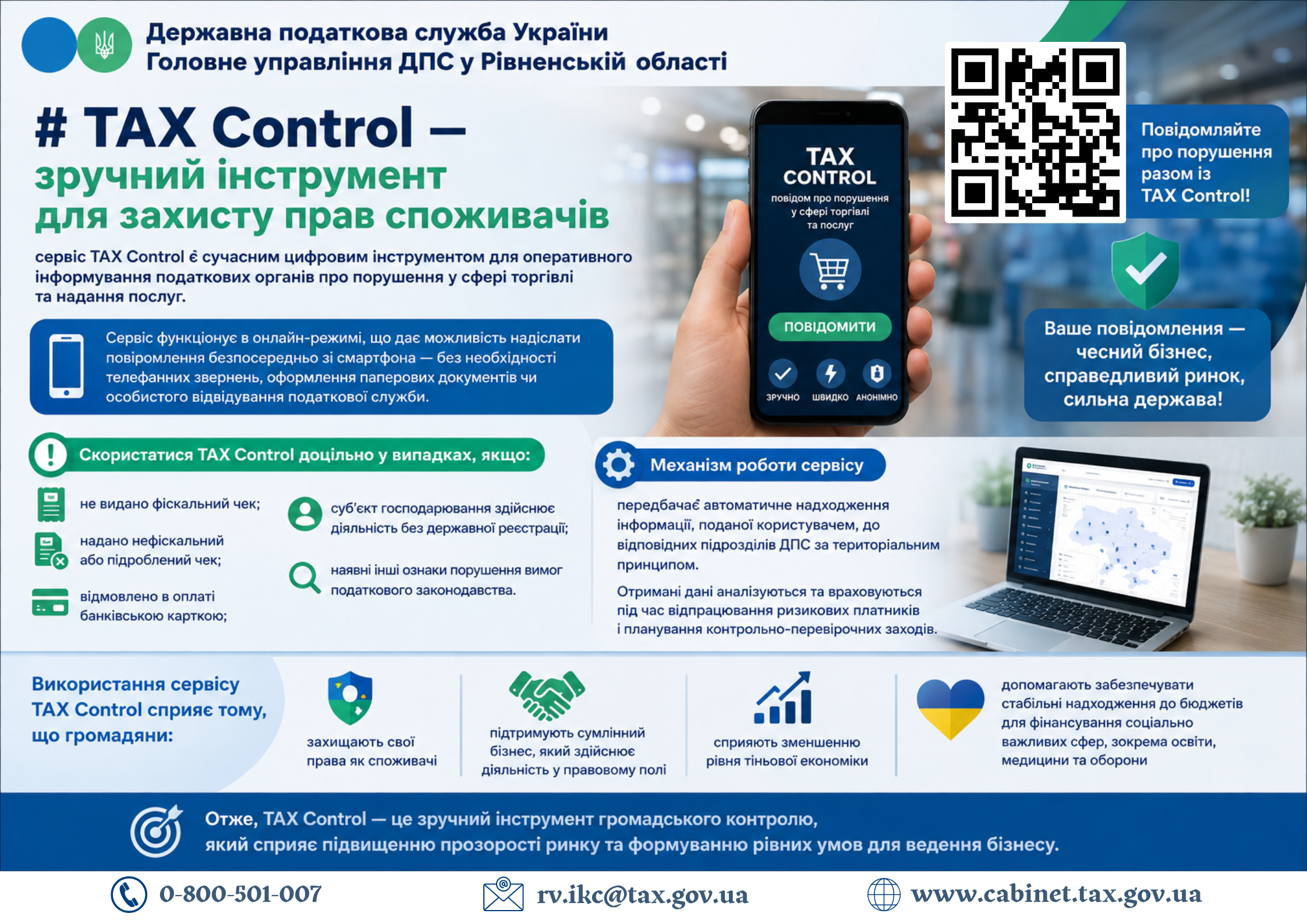 TAX Control — зручний інструмент для захисту прав споживачів