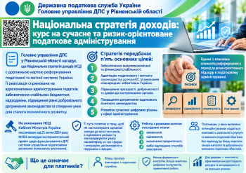 Національна стратегія доходів: курс на сучасне та ризик-орієнтоване податкове адміністрування